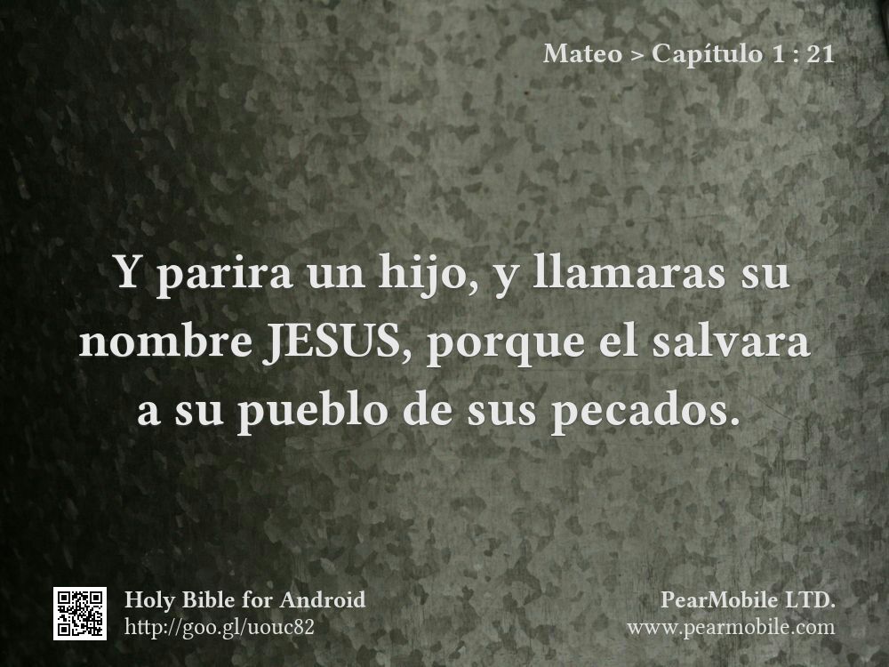 Mateo, Capítulo 1:21